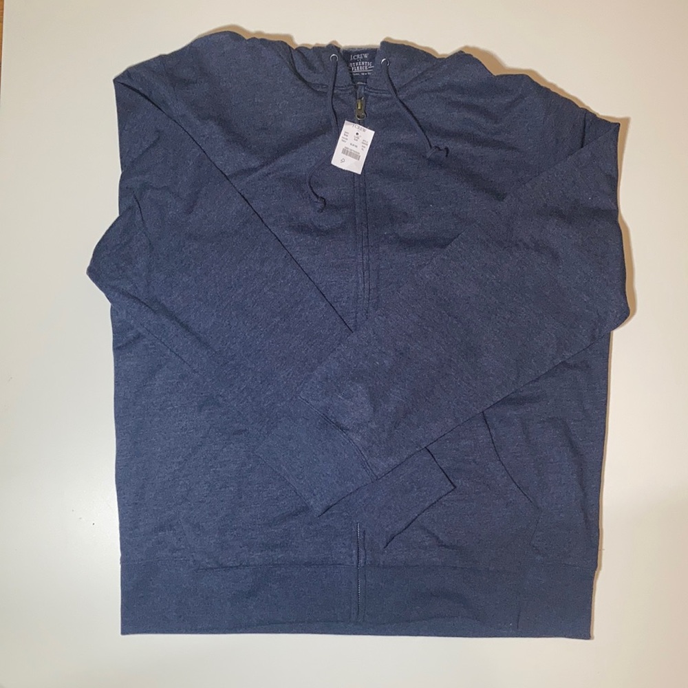 J. Crew Authentic Fleece Hoodie size XL